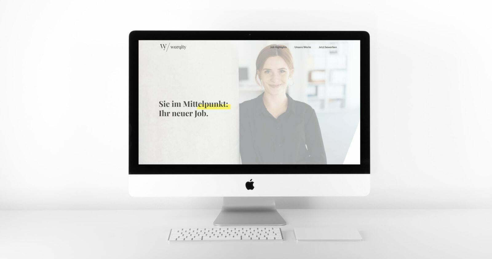 Webdesign Vorschau: Worqity